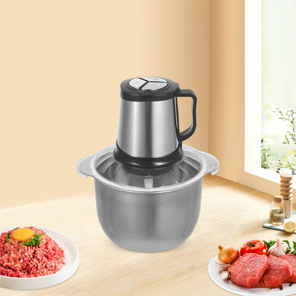 800W Stainless Steel Kitchen Meat Grinder, Electric Meat Grinder, Kitchen Lamb, Beef, Pork Minced Meat Mixer.