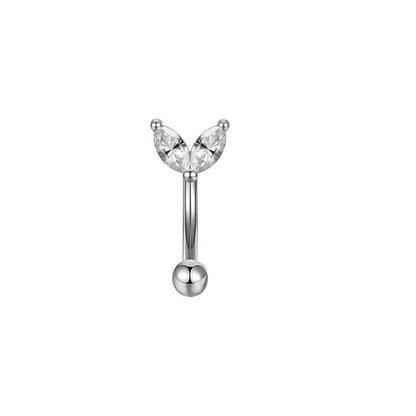 Rook piercing Butterfly Ear Cartilage Eyebrow Tragus Helix Piercing Stud Curved barbell Wholesale Body  Jewelry.