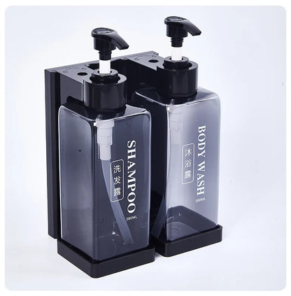 300 ml Hotel-Seifenspender zur Wandmontage, nachfüllbarer Shampoo- und Spülungsspender, für Badezimmerbedarf, Hotelparty