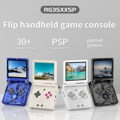 ANBERNIC RG35XXSP Retro Handheld Game Console 3.5-inch IPS Screen 3300mAh Battery Supports HDMI-TV Out and Bluetooth 4.2 5K Game.