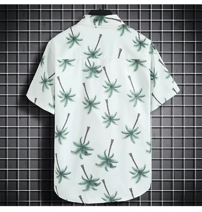 Beach Clothes For Men 2 Piece Set Quick Dry Hawaiian Shirt and Shorts Set Men Fashion Clothing Printing Casual Outfits Summer.