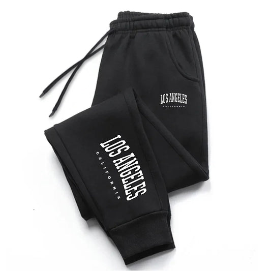 Los Angeles Damen-Herren-Jogginghose, elastische Taille, lässige Outdoor-Jogginghose, hochwertige, modische, vielseitige Sporthose