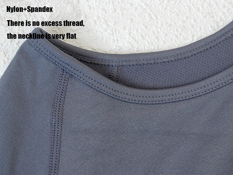 Women's Shirt Seamless Crop Top Fitness Shirts Long Sleeve Sports Top Woman Yoga Tops Activewear With Thumb Hole Sportswear.