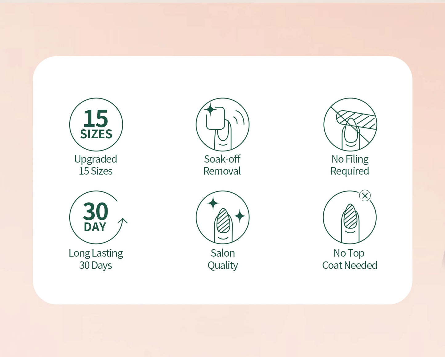 Nailpop 150Pcs French Gel Nail Tips Medium Almond Pre-Colored Press on Nails Skin Tones Soft Gel Nails False Nail Extensions.