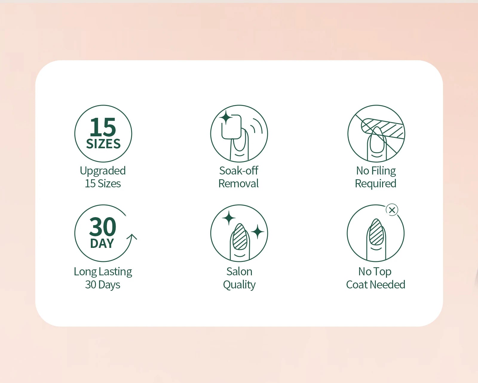 Nailpop 150Pcs French Gel Nail Tips Medium Almond Pre-Colored Press on Nails Skin Tones Soft Gel Nails False Nail Extensions.