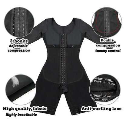 Girdles Shapewear Faja Colombianas Shaper Bodysuits Tummy Slimming Corset Full Body Reducer Postpartum Carving Bodices Sheath.