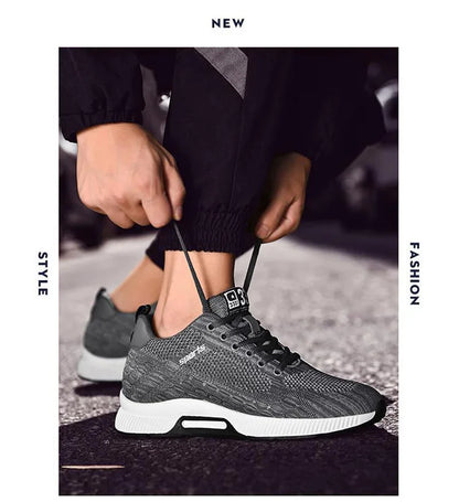 Männer Turnschuhe Aufzug Schuhe Versteckte Heels Atmungsaktive Erhöhung Schuhe für Männer Erhöhen Einlegesohle 6CM Sport Casual Höhe Schuhe