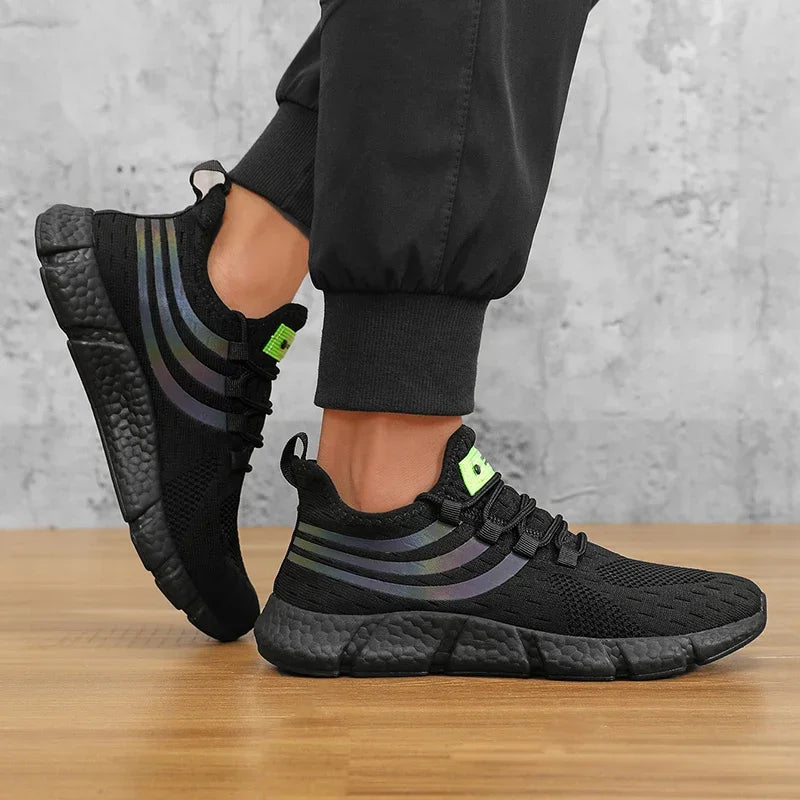 Men’s Sneakers Comfortable Breathable Platform Shoes Summer Man Running Shoes Breathable Comfortable Fashion Walking Sneakers.