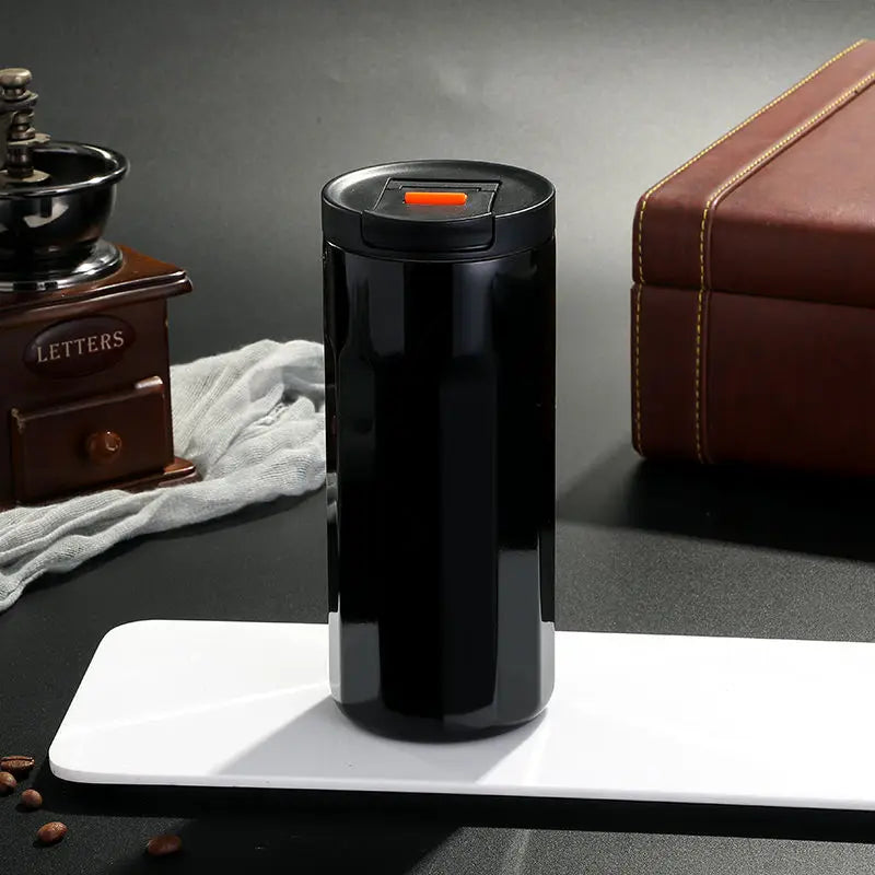 New Xiaomi Ceramic Coating Coffee Mug Stainless Steel Insulated Mug High-value Girls Cup Portable Walking Mug for Home School.