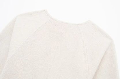 Women Fashion With Belt Woolen Jacket Coat V Neck Long Sleeve Female Outerwear Chic Tops.