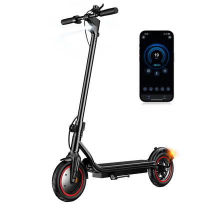 ISCOOTER W5 Electric Scooter Adults 350W motor 36V7.8Ah E-Scooter 8.5" Inflatable road Tires Foldable EScooter.