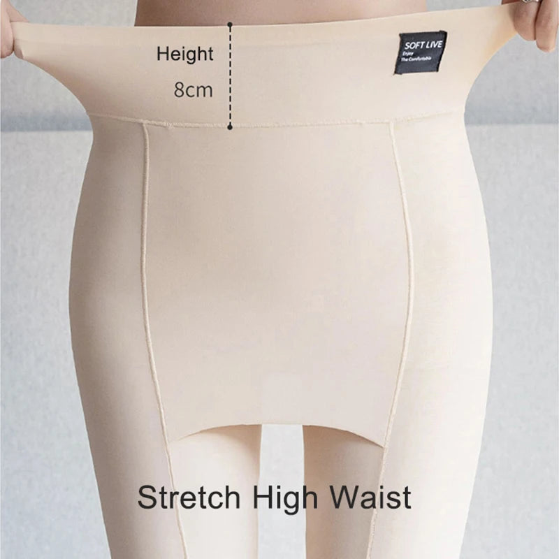 Women's plus Size White under Skirt Shorts Summer Seamless Protective Spandex Safety Hip-up Skirt Underpants Large Size.