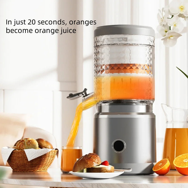 Juicer Orange Machine Electric Portable Juicer Household Wireless Rechargeable Juicer Suitable for Oranges Lemons Grapefruits.