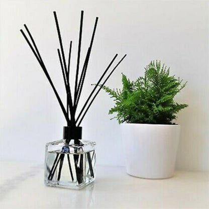 100Pcs Reed Diffuser Sticks Wooden Rattan Fiber Fragrance Decor Replacement Rod.