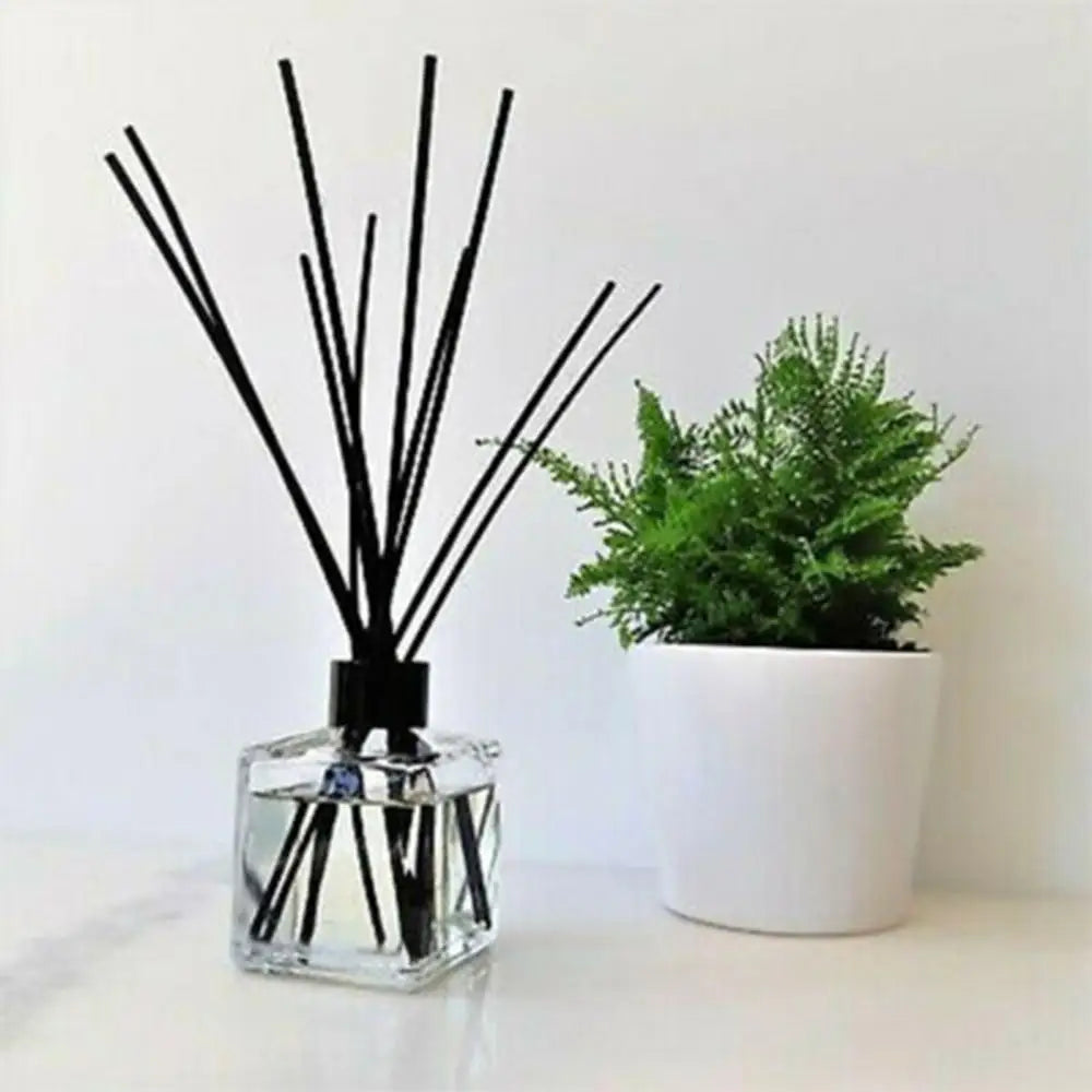 100Pcs Reed Diffuser Sticks Wooden Rattan Fiber Fragrance Decor Replacement Rod.