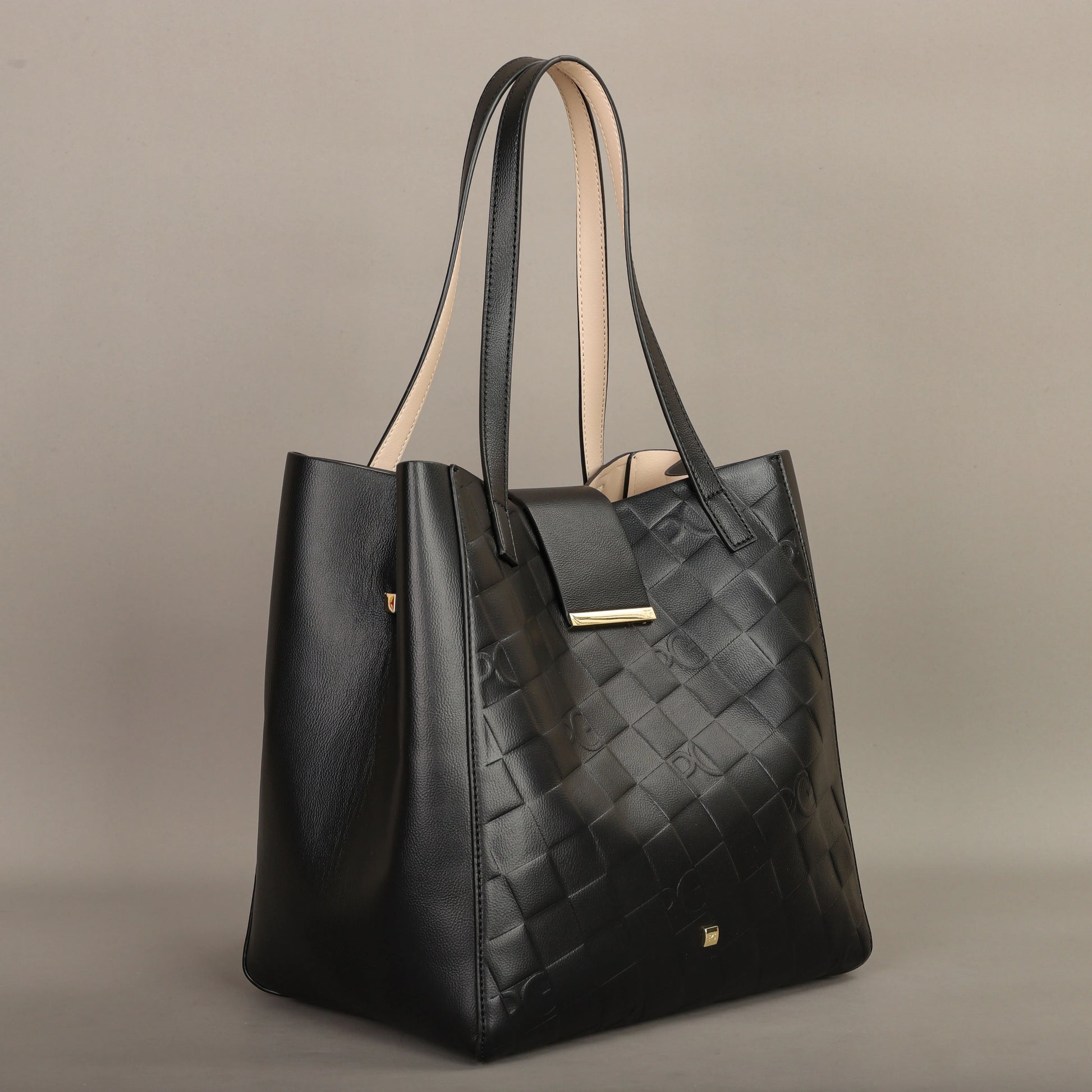 PG Lady Light Luxury High-End Design Large Capacity 2025 New Fashion PU Artificial Eco-Friendly Leather Single Shoulder Bag.