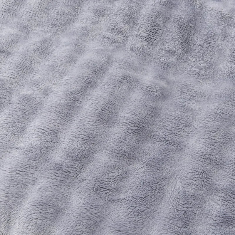 Solid Color Flannel Rabbit Fur Blanket Nap Cover Blanket Soft Sofa Blanket Coral Fleece Cover For Bedroom Manufacturer Wholesale