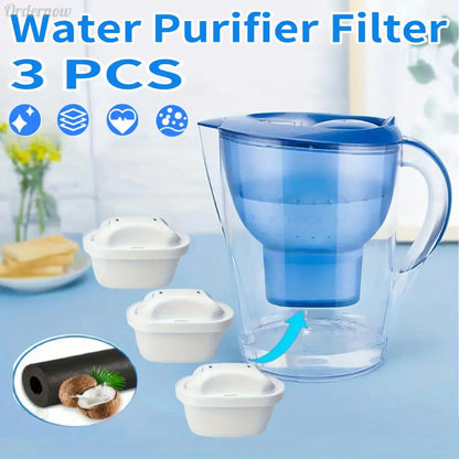 3-pack Water Filter Cartridge Water Filter Replacement for Maxtra+ Maxtra Plus Maxtra Mavea