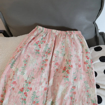 Autumn and Winter Pajamas Women Long Sleeve Pants Cardigan Sweet Print Cartoon Student Plus Size Loungewear Two-Piece Set.