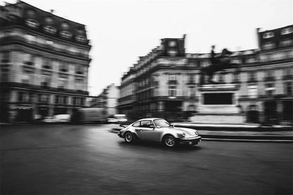 Black and White Store Poster Wall Art Canvas Print Luxury Fashion Super Car Picture for Living Room Home Nordic Decor Posters.