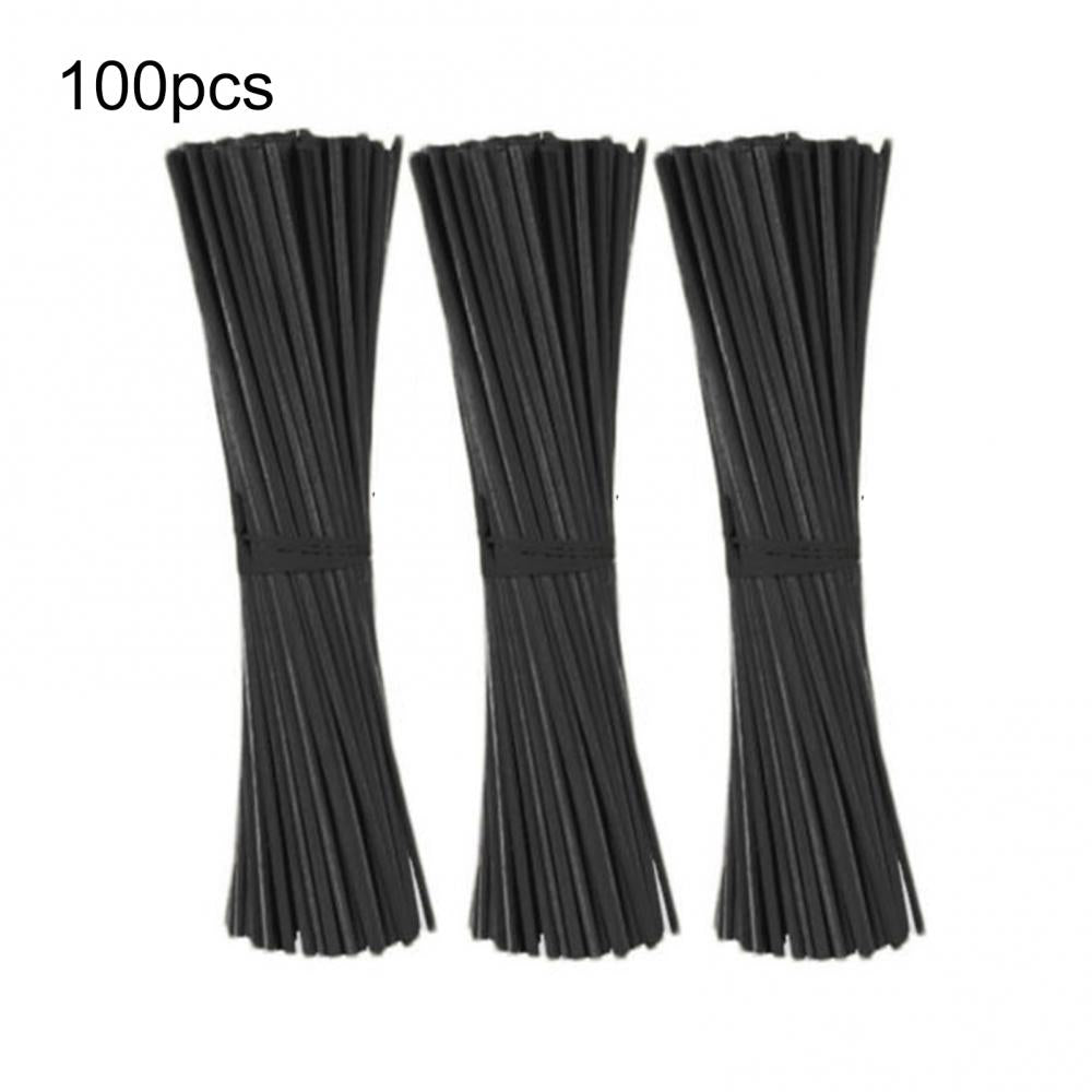 100Pcs Reed Diffuser Sticks Wooden Rattan Fiber Fragrance Decor Replacement Rod.