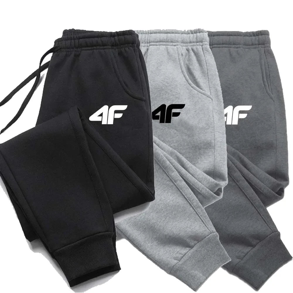 4F Creativity Printed Pants Men Casual Jogging Fitness Joggers Running Pants Man Training Sport Trousers Sportswear Long Pants.