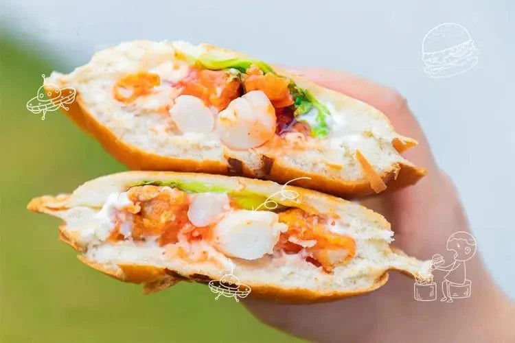 Electric 110V 220V UFO Burger Maker Non-stick Sandwich Gelato Panini Press Hot Sale Ice Cream Waffle UFO Humburger Grill Machine.