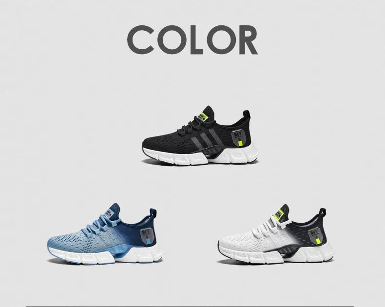 New Fashion Runnning Sport Shoes Men Sneakers Lightweight Breathable Mesh Comfortable Men's Casual Shoes Outdoor Jogging Zapatos.