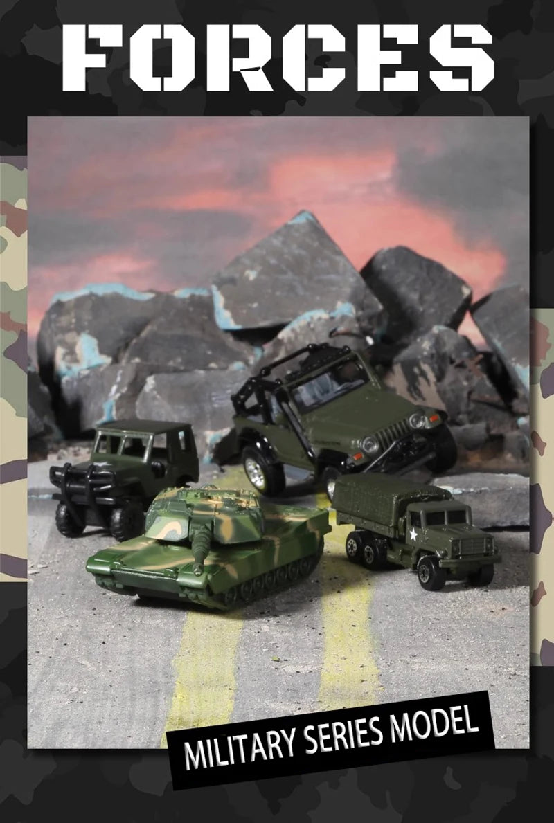 Maisto 3-inch military series model Tank armored vehicle classic static car alloy die-casting car model collection gift toy.