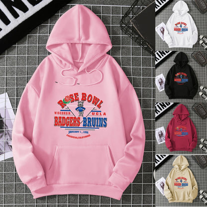 2025, Winter, neuer Damen-Kapuzenpullover, High Street, Unisex-Stil, Doppeltaschen, Sweatshirts, Oberbekleidung, Übergröße, Damenbekleidung CYXX230.