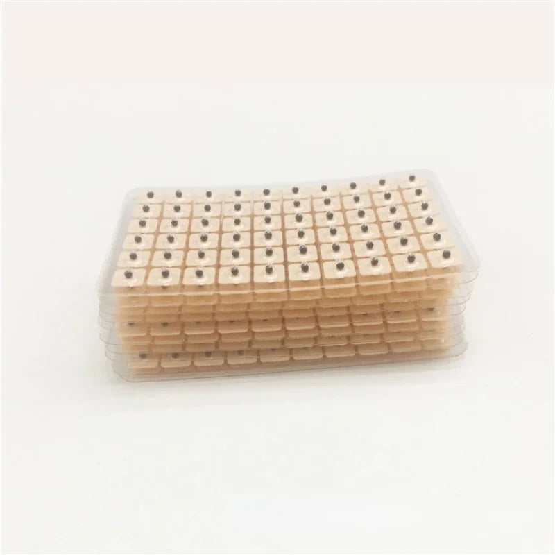 600Pcs Cowherb Seed Ear Stickers Auriculotherapy Acupuncture Massage Therapy Dredge Body Meridians Improve Vision Treat Insomnia.