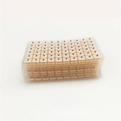 600Pcs Cowherb Seed Ear Stickers Auriculotherapy Acupuncture Massage Therapy Dredge Body Meridians Improve Vision Treat Insomnia.