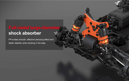 Teeggi 1/14 4WD High Speed Rc Off-road Car 100KM/H Brushless motor 3S Remote Control Truck Drift Racing Cars Toys For kid Gifts.