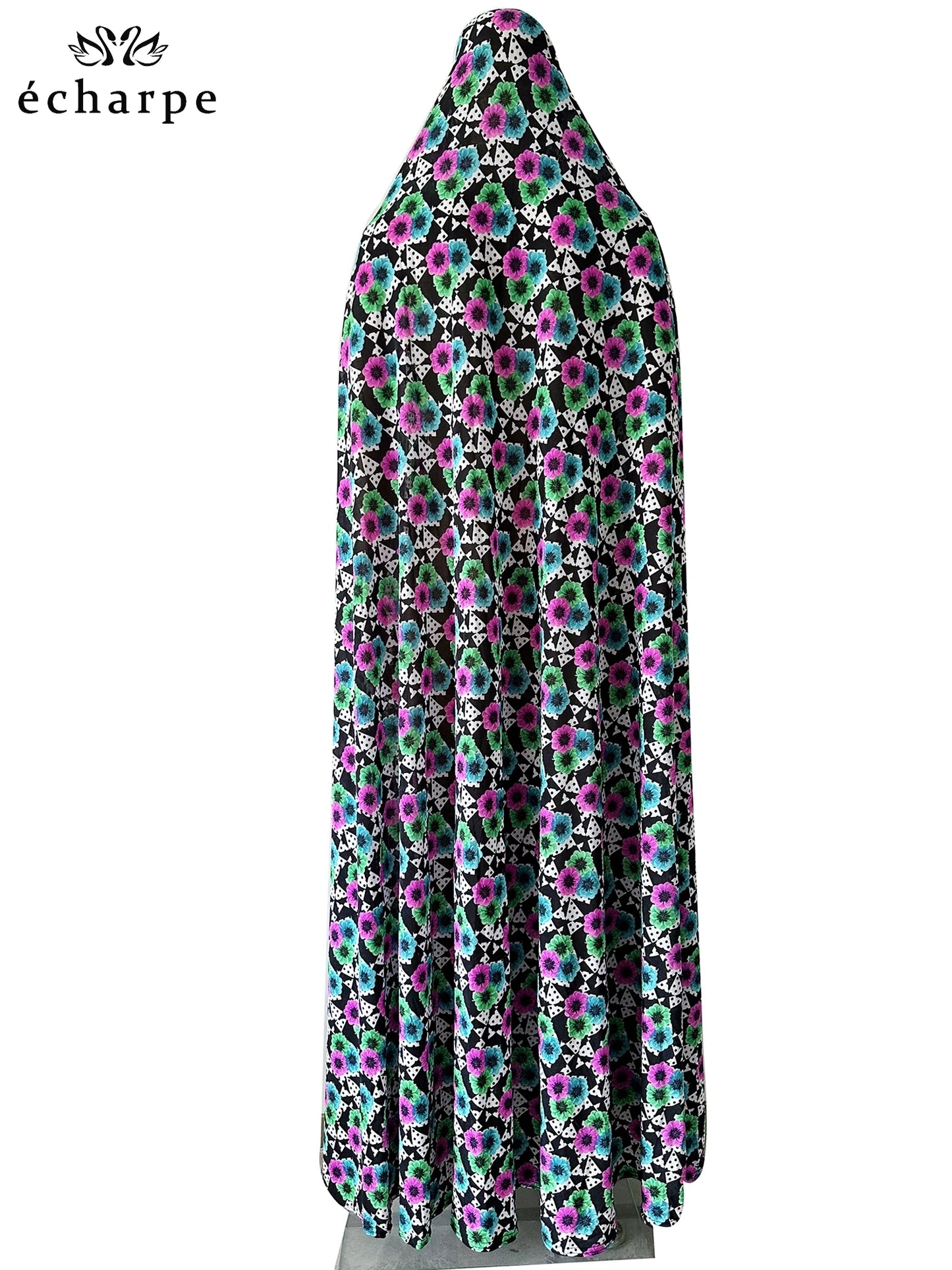 6XL Ramadan Muslim Pullover Sleeveless Dress Women Prayer Garment Arab Jibab Dubai Abaya Islamic Femmel Khimar Worship Robe.