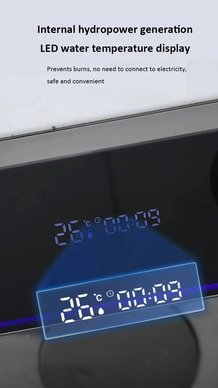 Whale sink kitchen single bowl nano black honeycomb LED digital display flying rain stainless steel large single bowl sink