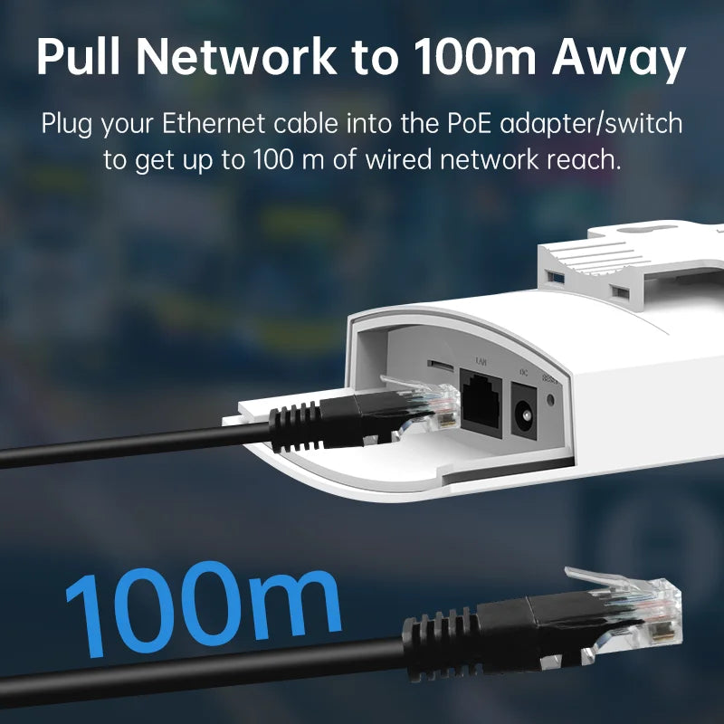 Plery IP66 CAT4 AX300 4G Router WiFi6 Outdoor Router For IP Camera/CPE 300Mbps Global LTE Router POE/DC Power 2*5dBi Antennas.