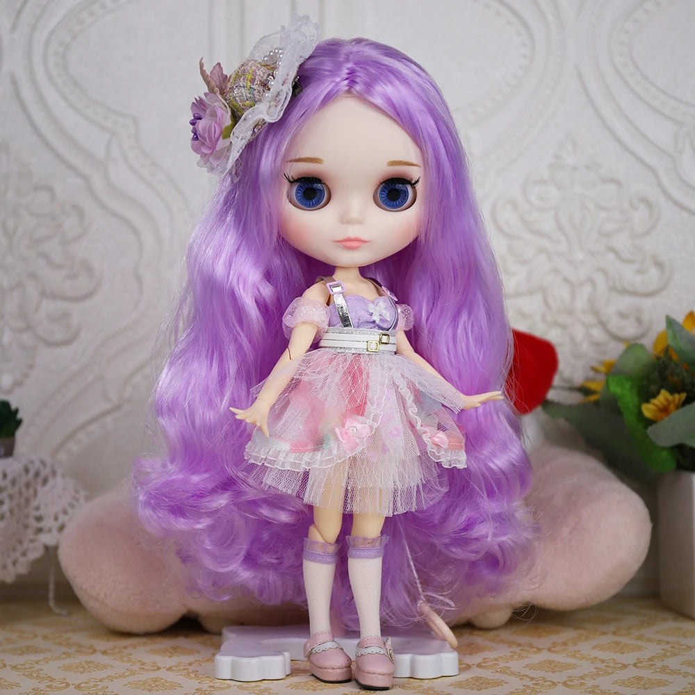 ICY DBS blyth doll 1/6 bjd toy joint body white skin shiny & matte face 30cm on sale special price toy gift anime doll.