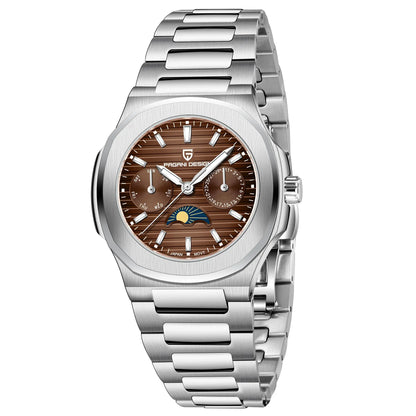 PAGANI DESIGN  Women's Watches Luxury Quartz Watch For Women Multifunctional Chronograph Moon Phase Automatic Date Ladies Watch