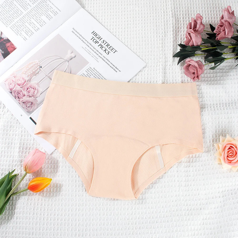 Women's Cotton Breathable Period Panties Leak Proof Health Seamless Briefs Soft Underwear  During Periods Dropshipping.