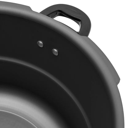 7L 24CM 80Kpa Ultra Wear-Resistant Medium Ratio Double Bottom Pressure Cooker Aluminum Alloy Pressure Cooker For Cooking Stewing.