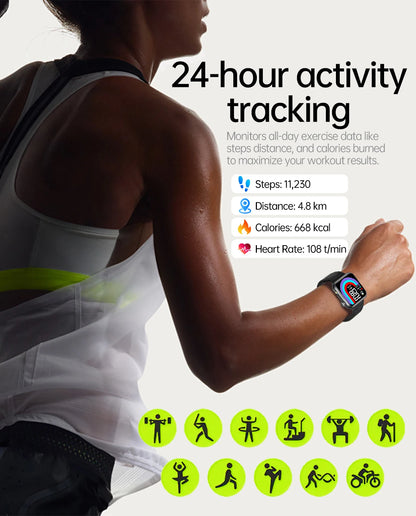 2025 New LED Women AI Smart Diagnosis Smart Watch HRV+PPG Blood Pressure Blood oxygen Health monitor IP68 NFC Smartwatches ﻿