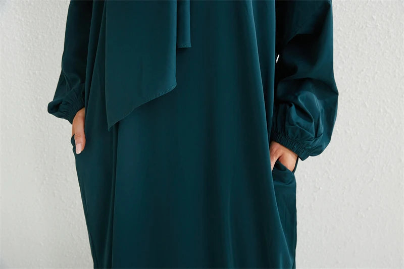 Muslim Abaya Prayer Dress Islamic Clothing Women.
