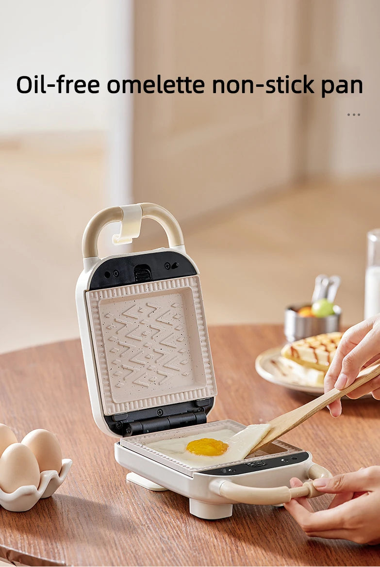 Electric Sandwich Maker Multifunctional Waffle Machine Toaster Baker Breakfast Machine Takoyaki Pancake Donuts Sandwichera 220V.