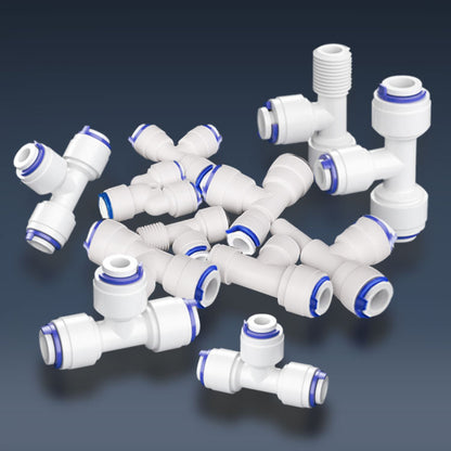 Fit for 1/4" 3/8" OD Tube Straight  Equal Reducer Connector Fitting Aquarium Reverse Osmosis RO Water Dispenser