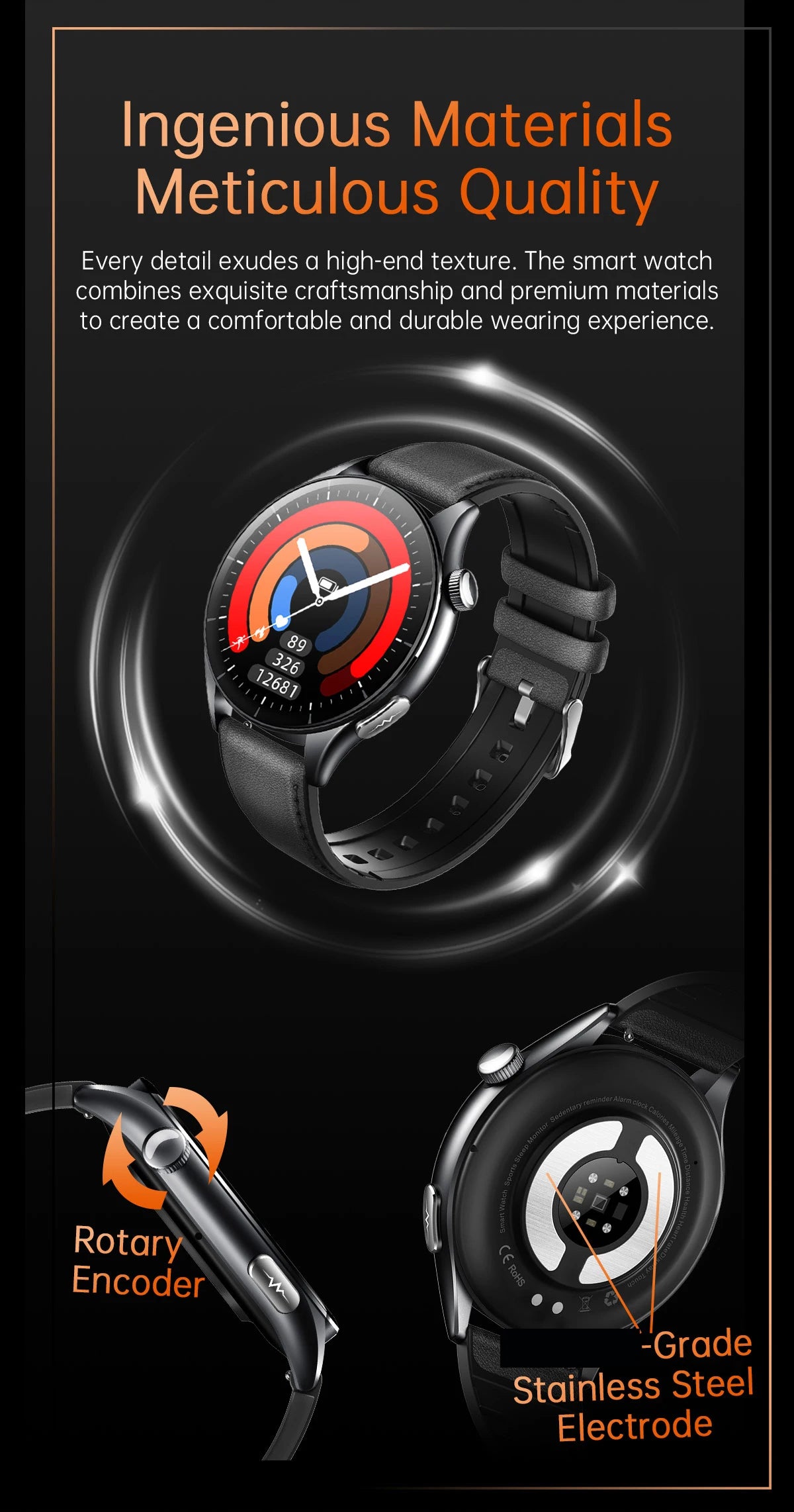 2025 New ECG+PPG Health Diagnosis Smartwatches Men Women Clock Uric Acid Lipid BP Heart rate Tracker NFC Sports Smart Watch IOS.