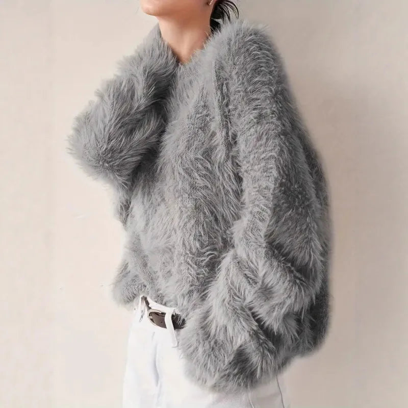 2025 Fashion Women Spring Autumn Knitted Sleeveless O-Neck Loose Pullover Sweater Tops Pull Ladies Winter Turtleneck Sweater.