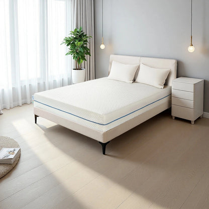 Tribesigns-Matratze, Kalschaummatratze, 120 x 200 cm, mittelfeste 7-Zonen-H3-Matratze mit atmungsaktivem, waschbarem Bezug, 20 cm hoch,