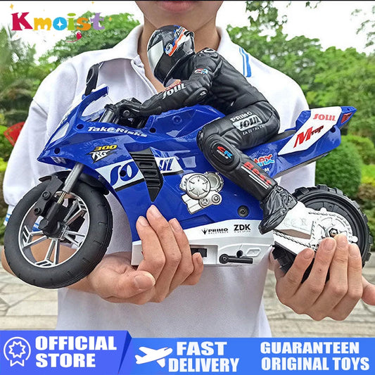 Large RC Motorcycle 2.4G Remote Control Motorcycle High Speed Racing Drift Stunt Car Toys for Boys Kids Toy Children Xmas Gifts.