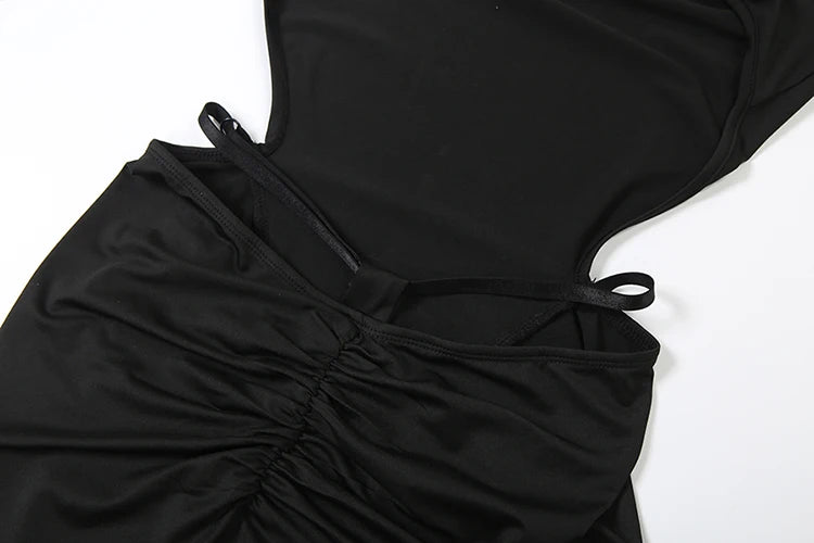 Weird Puss Hooded Backless Jumpsuit Woman Sexy Fitness Waistless Stretch Skinny Midnight  Activity Workout Streetwear Overalls.