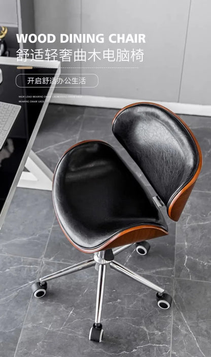 Massivholz Computer Stuhl Rückenlehne Hause Bequeme Langzeit Sitzen Gebrauchte Studie Stuhl Net Promi Lift Drehstuhl